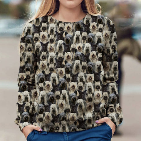 Skye Terrier - Full Face - Premium Sweater