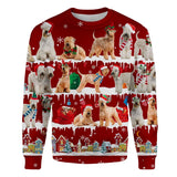 Soft-coated Wheaten Terrier - Snow Christmas - Premium Sweater