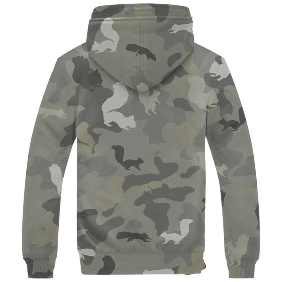 Squirrel Camo Fleece Hoodie