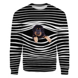 Tibetan Mastiff - Stripe - Premium Sweater