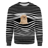 Tibetan Spaniel - Stripe - Premium Sweater