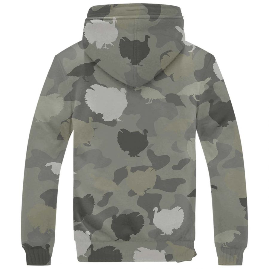 Turkey Camo Fleece Hoodie