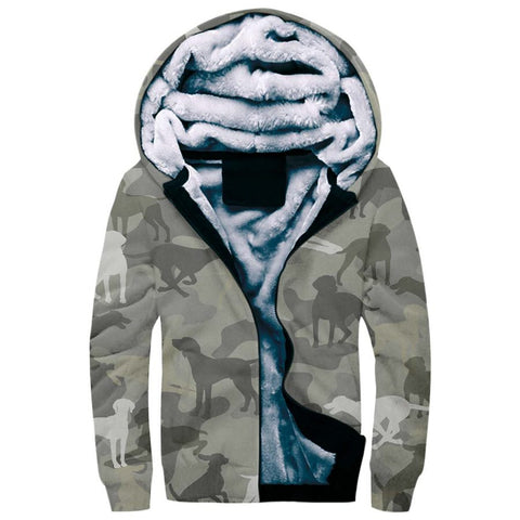 Vizsla Camo Fleece Hoodie