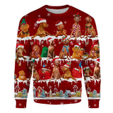 Vizsla - Snow Christmas - Premium Sweater