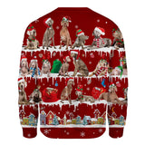 Weimaraner - Snow Christmas - Premium Sweater