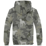 Weimaraner Camo Fleece Hoodie