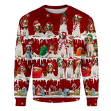 Welsh Springer Spaniel - Snow Christmas - Premium Sweater