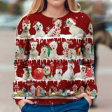 West Highland White Terrier - Snow Christmas - Premium Sweater