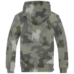 West Highland White Terrier Camo Fleece Hoodie