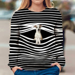 Whippet - Stripe - Premium Sweater