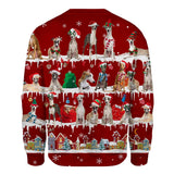 Whippet - Snow Christmas - Premium Sweater