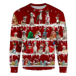 Whippet - Snow Christmas - Premium Sweater