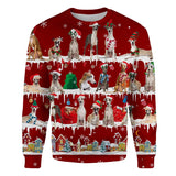 Whippet - Snow Christmas - Premium Sweater