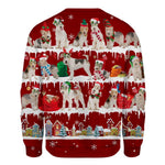 Wire Hair Fox Terrier - Snow Christmas - Premium Sweater