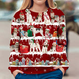 Wire Hair Fox Terrier - Snow Christmas - Premium Sweater