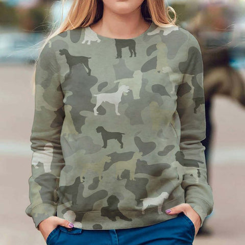 Wirehaired Pointing Griffon - Camo - Premium Sweater