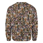 Wirehaired Pointing Griffon - Full Face - Premium Sweater