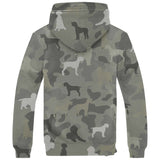 Wirehaired Pointing Griffon Camo Fleece Hoodie