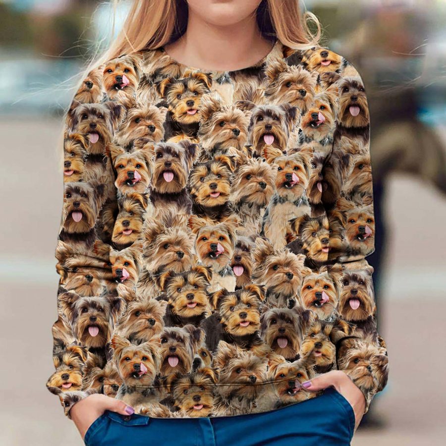 Yorkshire Terrier - Full Face - Premium Sweater