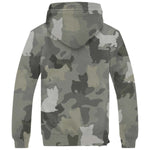 Yorkshire Terrier Camo Fleece Hoodie