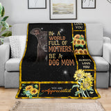 Greyhound-A Dog Mom Blanket