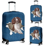 English Springer Spaniel Torn Paper Luggage Covers