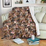 American Staffordshire Terrier Full Face Blanket