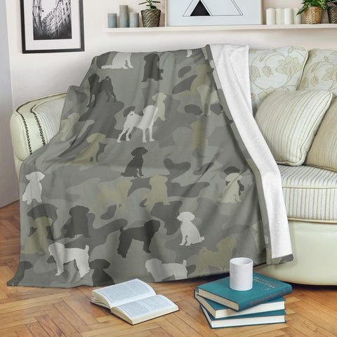 Schnoodle Camo Blanket