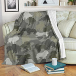 Cavalier King Charles Spaniel Camo Blanket