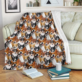 Basenji Full Face Blanket