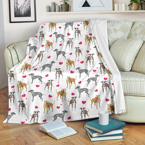 Greyhound Heart Blanket