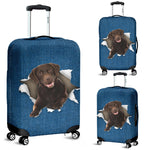 Labrador Retriever Torn Paper Luggage Covers