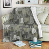 Labradoodle Camo Blanket