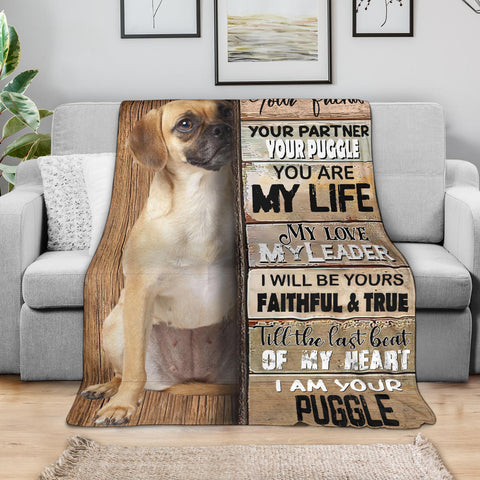 Puggle-Your Partner Blanket