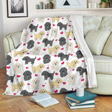 Labradoodle Heart Blanket