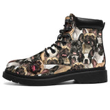 French Bulldog Full Face All-Season Boots