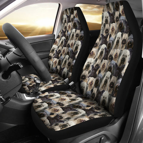 Skye Terrier Full Face Car Seat Covers