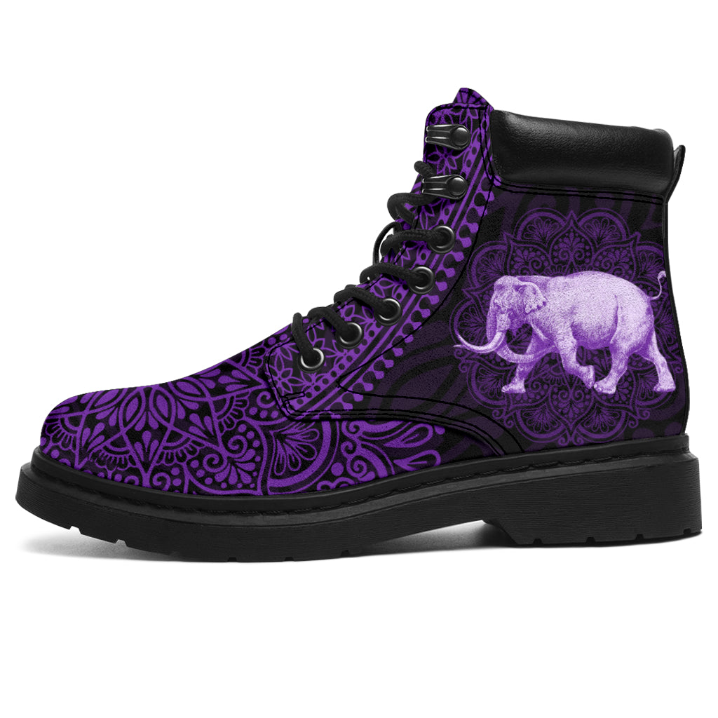 Elephant Mandala All-Season Boots