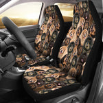 Tibetan Mastiff Full Face Car Seat Covers