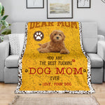 Goldendoodle-Dog Mom Ever Blanket