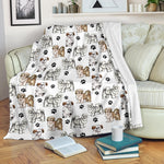 Lhasa Apso Paw Blanket