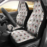 American Eskimo Dog Full Face Car Seat Covers