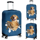 Labrador Retriever Torn Paper Luggage Covers