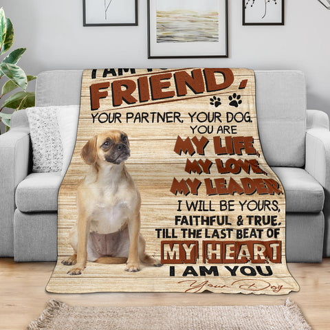 Puggle-My Love Blanket