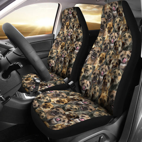 Border Terrier Full Face Car Seat Covers