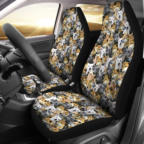 Canaan Dog Full Face Car Seat Covers