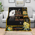 Maltese-A Dog Mom Blanket