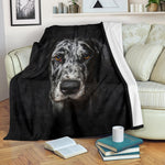 Great Dane Face Hair Blanket