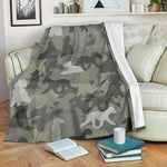 Bedlington Terrier Camo Blanket