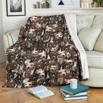 American Pit Bull Terrier Full Face Blanket